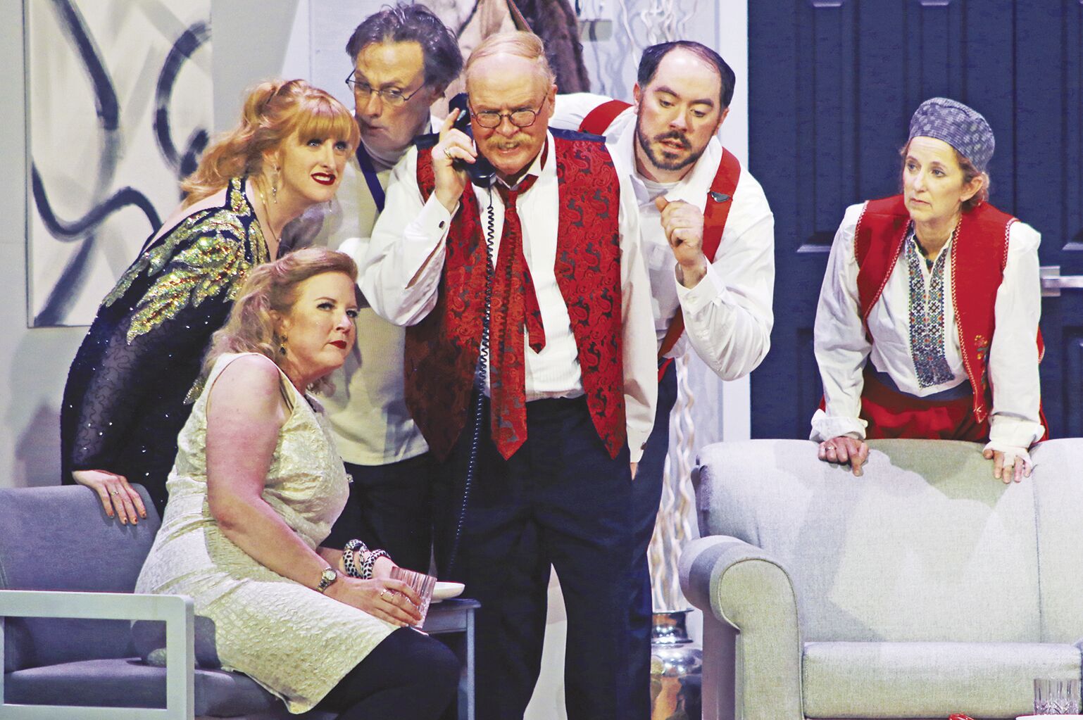 Review: Arts in Motion's 'Rumors' a laugh-out-loud farce
